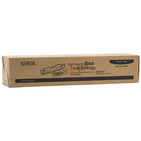 XEROX TONER PHASER PH6350/BLACK/CTG.HAUTE C/10KC/ 106R01147   ORIGINE