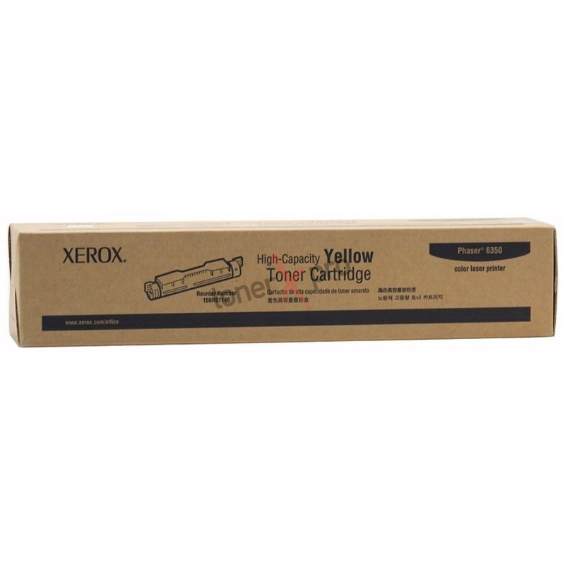 XEROX TONER PHASER PH6350/YELLOW/CTG.HAUTE C/10KC/106R01146   ORIGINE