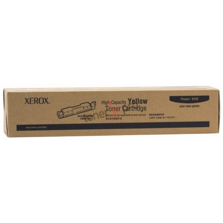 XEROX TONER PHASER PH6350/YELLOW/CTG.HAUTE C/10KC/106R01146   ORIGINE