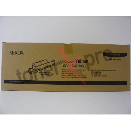 XEROX TONER PHASER PH6360/YELLOW/CTG.HAUTE C/12KC/106R01220 ORIGINE