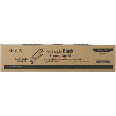 XEROX TONER PHASER PH7400/BLACK/CTG.HAUTE C/15KC/ 106R01080 ORIGINE