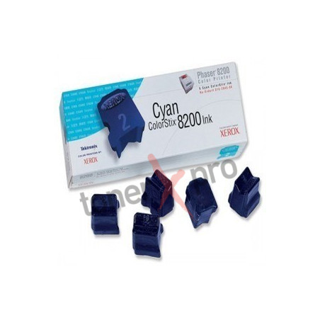 XEROX TONER PHASER PH8200/CYAN INK/5 CTG-7KC/ 016204500       ORIGINE