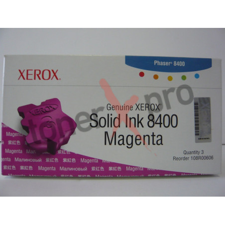XEROX TONER PHASER PH8400/MAGENTA INK/3 CTG-3.4KC/ 108R00606   RIGINE
