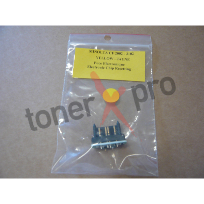 MINOLTA CHIP YELLOW CF 2002 POUR UNITE IMAGE ORIGINAL