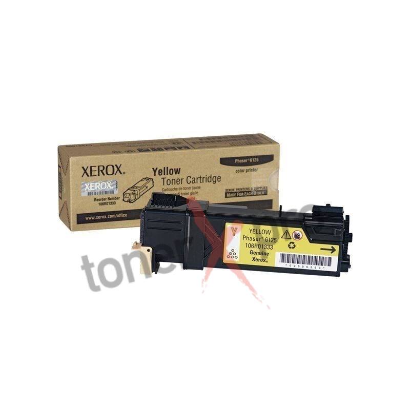 XEROX TONER PHASER PH6125/YELLOW/CTG.1KC/ 106R01333          ORIGINE