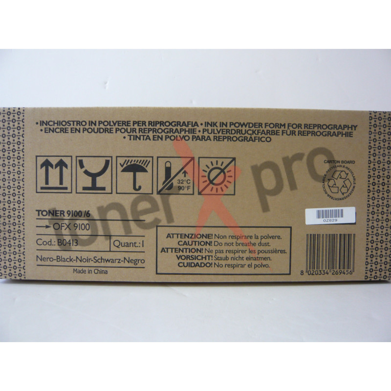 OLIVETTI TONER BLACK OFX 9100 ORIGINAL B0413 OLIVETTI TONER BLACK OFX 9100 ORIGINAL B0413