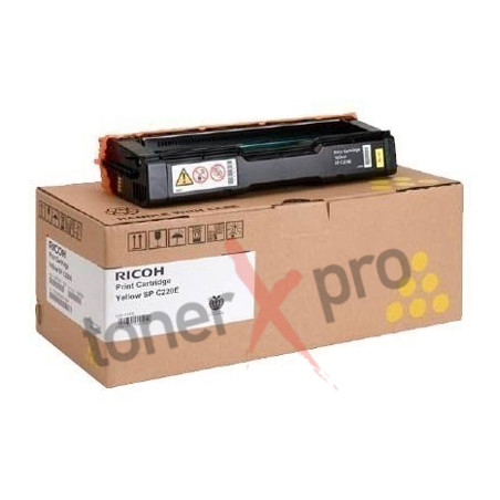 RICOH TONER YELLOW SPC220 ORIGINAL 407643