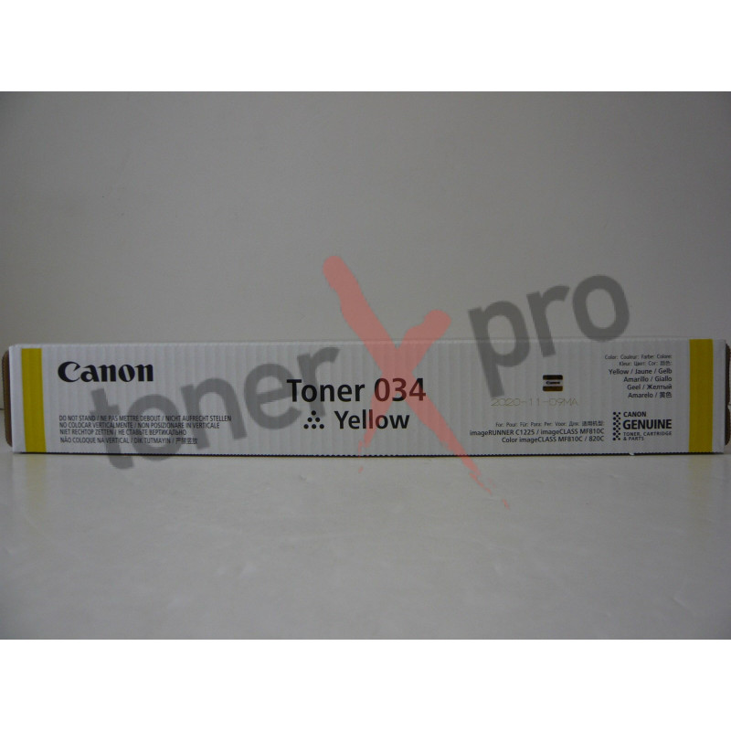 CANON TONER YELLOW IMAGERUNNER C1225 ORIGINAL T034Y