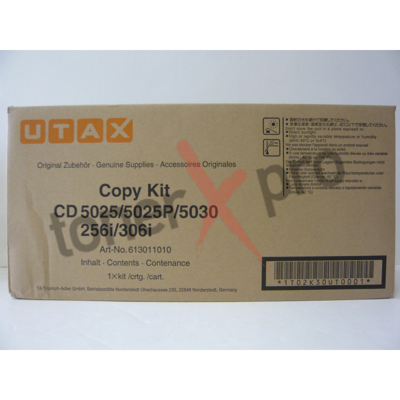 UTAX-TRIUMPH ADLER TONER 256i ORIGINAL 613011010 613011015 UTAX-TRIUMPH ADLER TONER 256i ORIGINAL 613011010 613011015