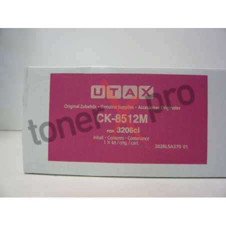 UTAX-TRIUMPH ADLER TONER MAGENTA 3206ci ORIGINAL 1T02RLCUT1 CK8512M