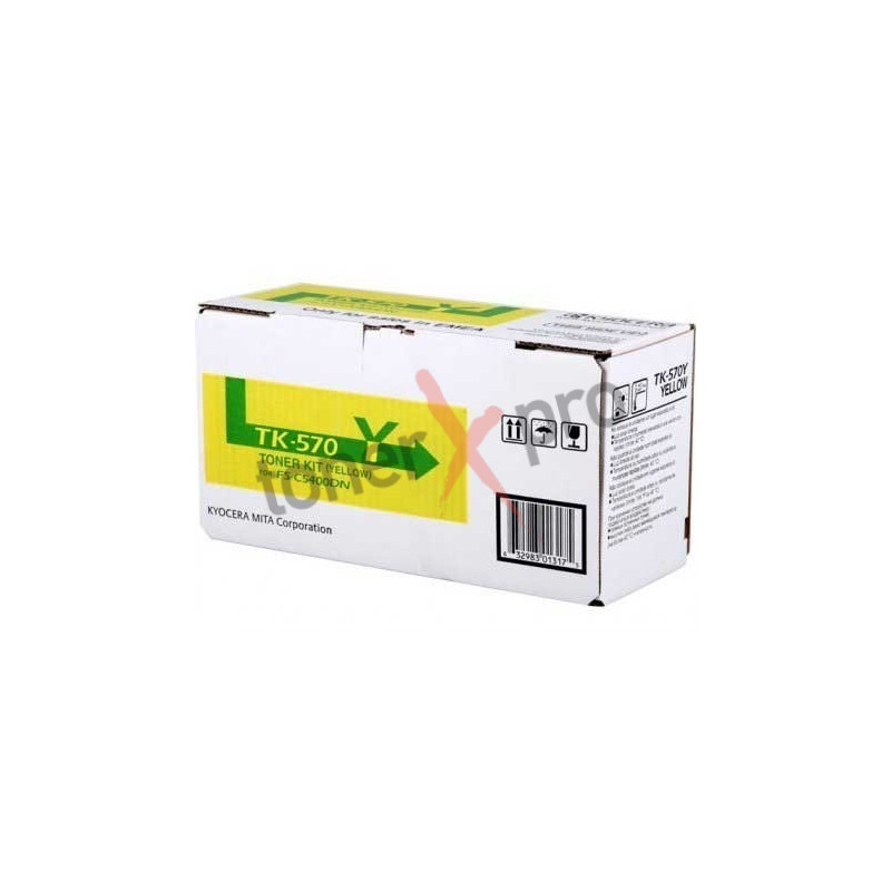 KYOCERA TONER YELLOW FS C5400DN ORIGINAL TK570 TK570Y