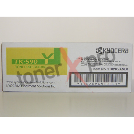 KYOCERA TONER YELLOW FS C2026 ORIGINAL TK590Y