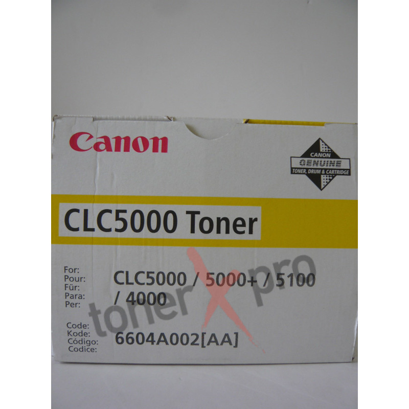 CANON TONER YELLOW CLC5000 ORIGINAL 6604A002