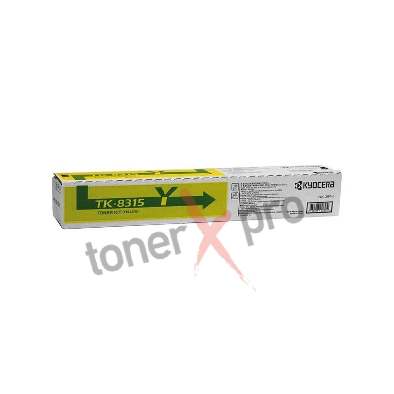 KYOCERA TONER YELLOW TASKALFA 2550CI ORIGINAL TK8315Y