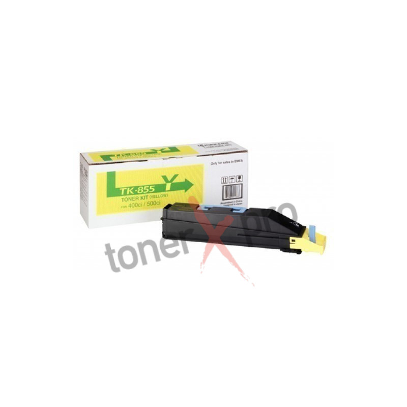 KYOCERA TONER YELLOW TASKALFA 400CI ORIGINAL TK855 TK855Y KYOCERA TONER YELLOW TASKALFA 400CI ORIGINAL TK855 TK855Y