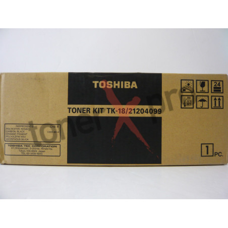 TOSHIBA TONER FAX DP80/DP85/UNITE TONER/ 21204099 / TK18      ORIGINE